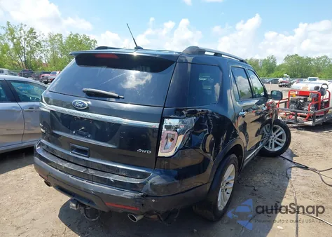 2014 Ford Explorer Xlt из США, поврежденный, VIN 1FM5K8D82EGA16631